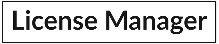 License Manager dark logo